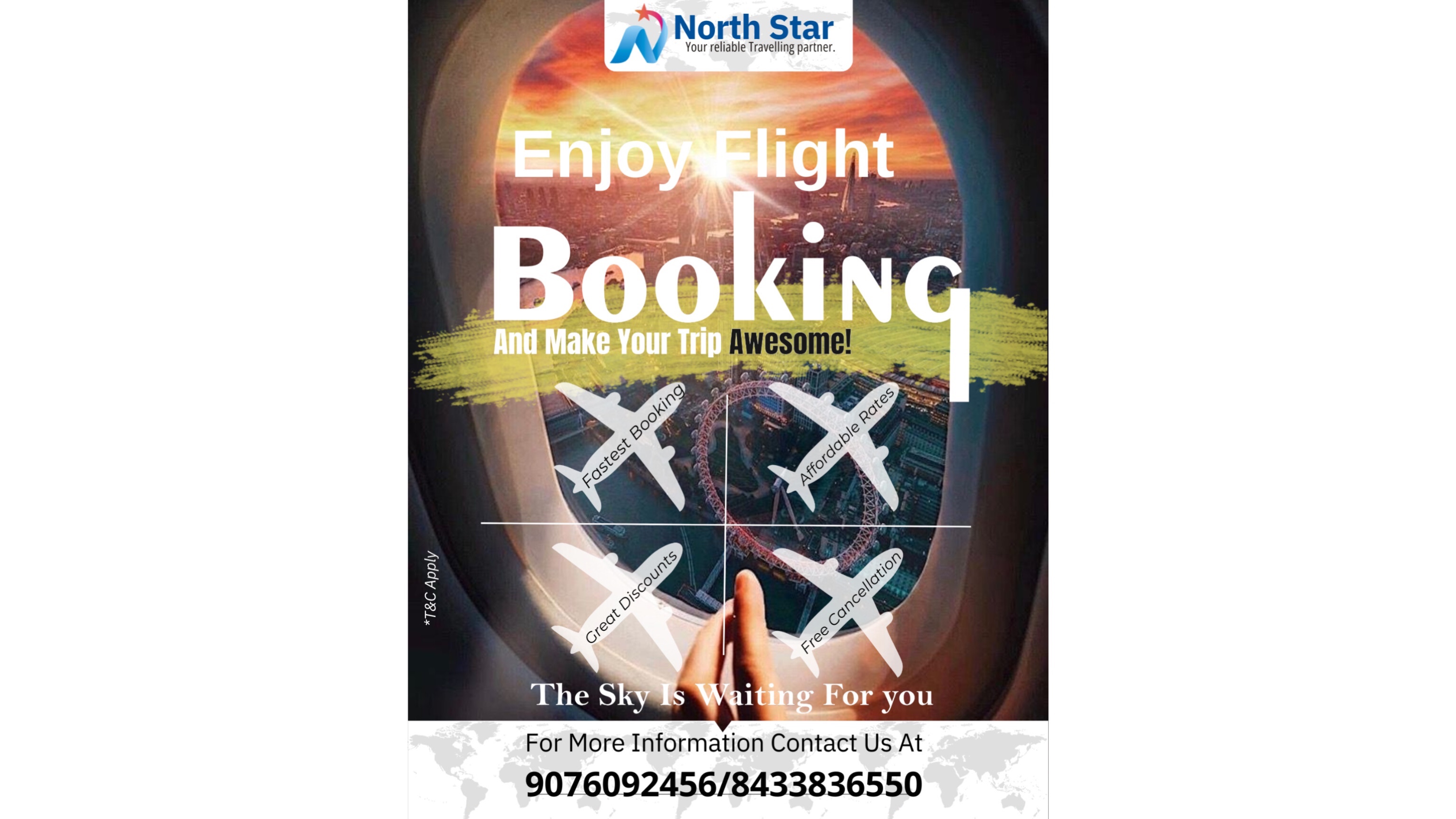 National And International Flights Tickets 
