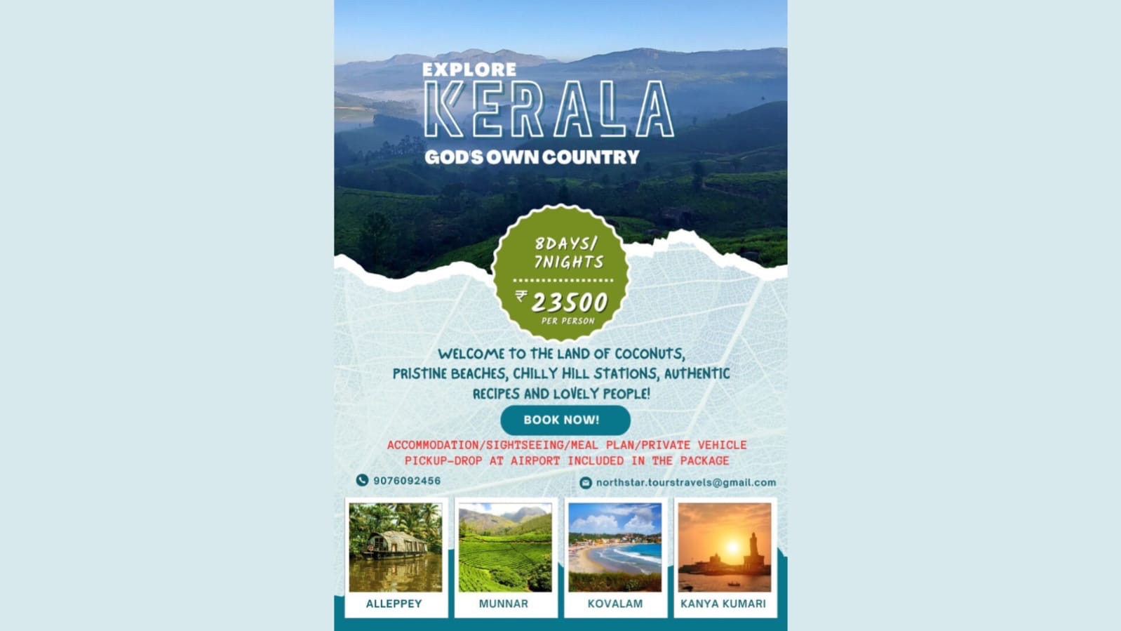 Explore KERALA  Gods Own County 